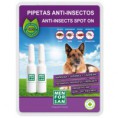 Pipetas naturales repelentes de insectos para perros Menforsan